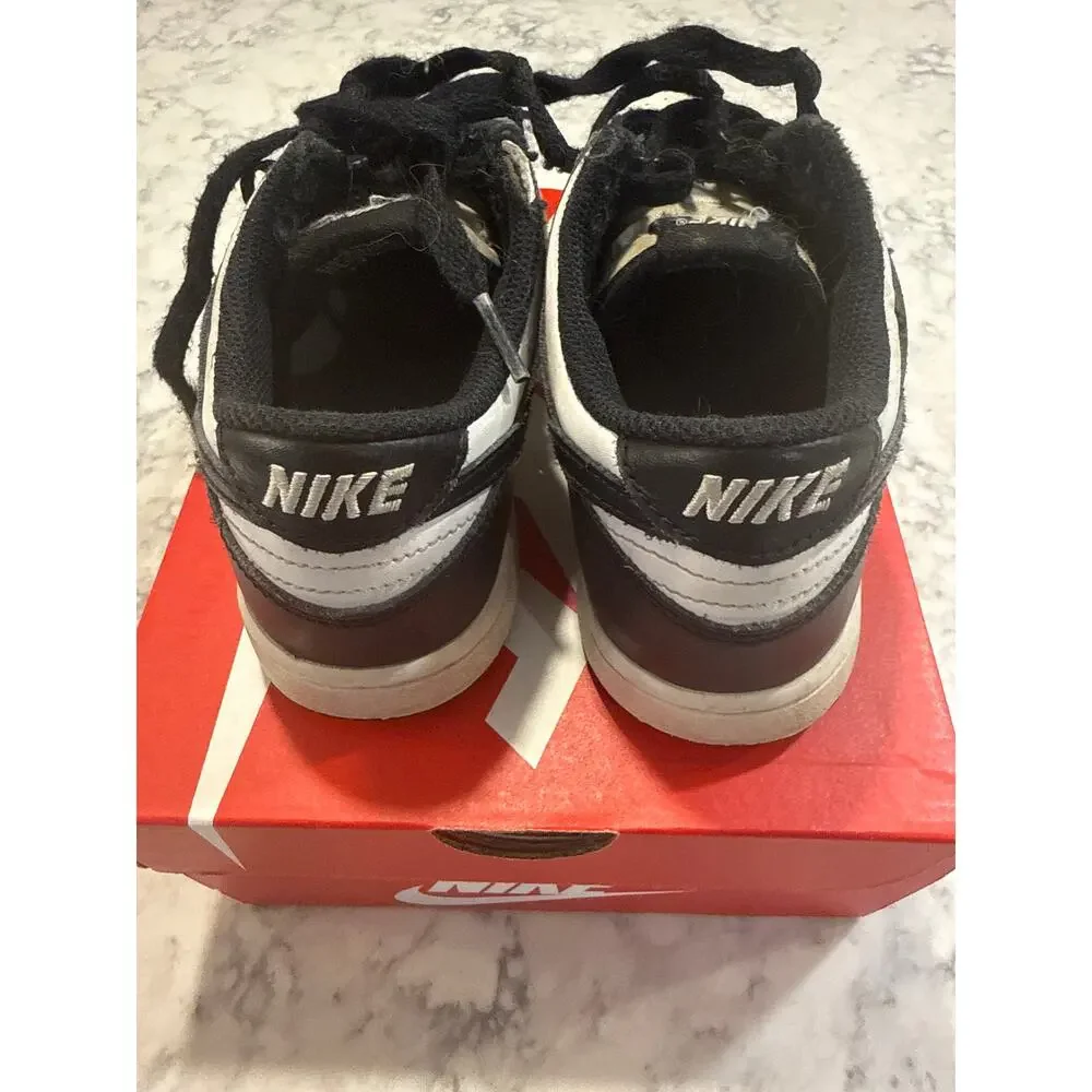 Nike Dunk Low PS Panda Black White Kids Size 2.5Y CW1588-100 w/ Box